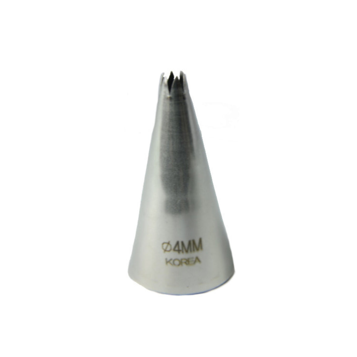 Large Stainless Steel Star 4mm Piping Tube, 5cm length - Cafe Supply