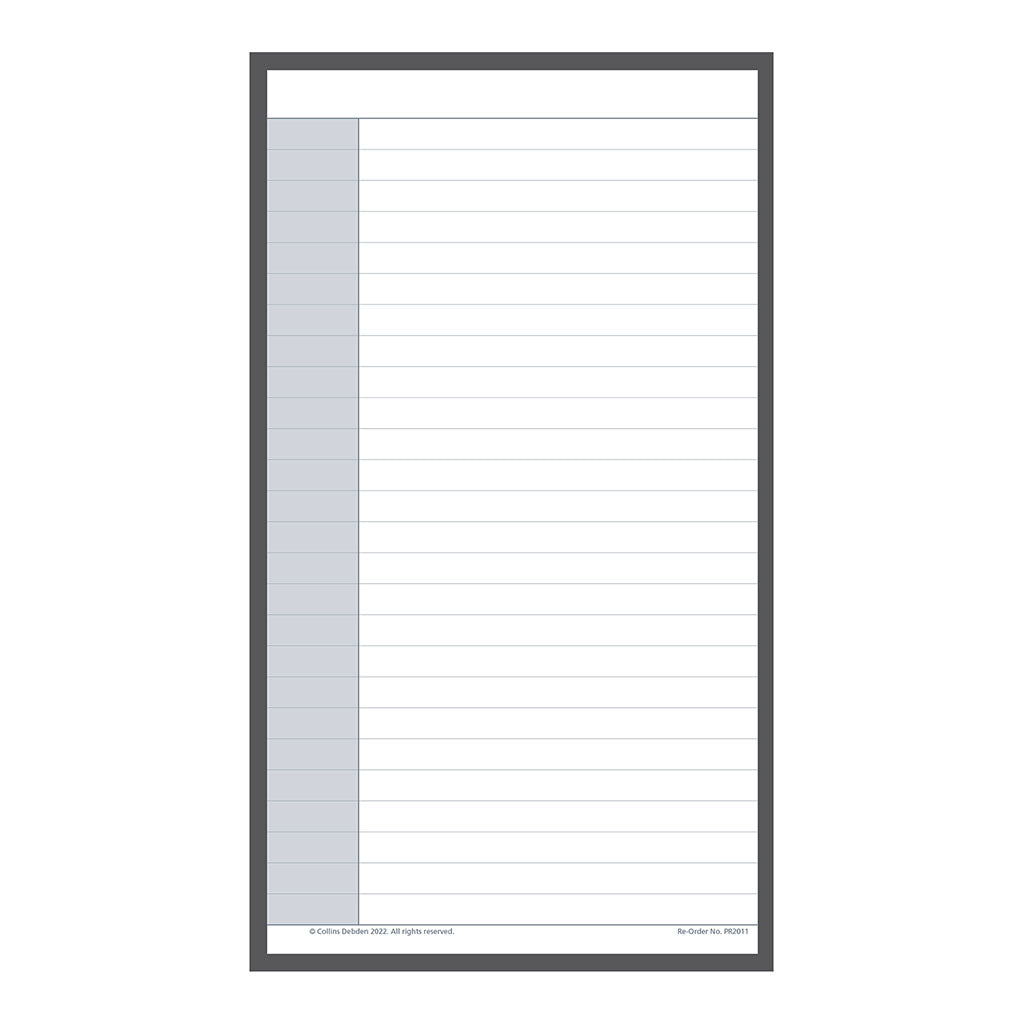 Debden Personal Dayplanner Notepad, Pack of 2 - Cafe Supply