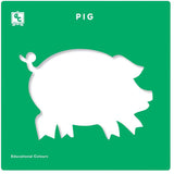 EC Stencil Set Farmyard Set of 6 - Cafe Supply