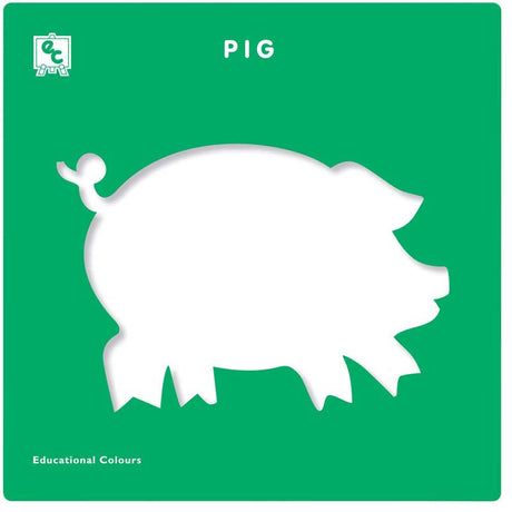 EC Stencil Set Farmyard Set of 6 - Cafe Supply