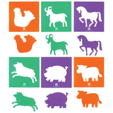 EC Stencil Set Farmyard Set of 6 - Cafe Supply