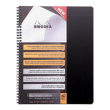 Rhodiactive Notebook Spiral A4+ Lined Black - Cafe Supply