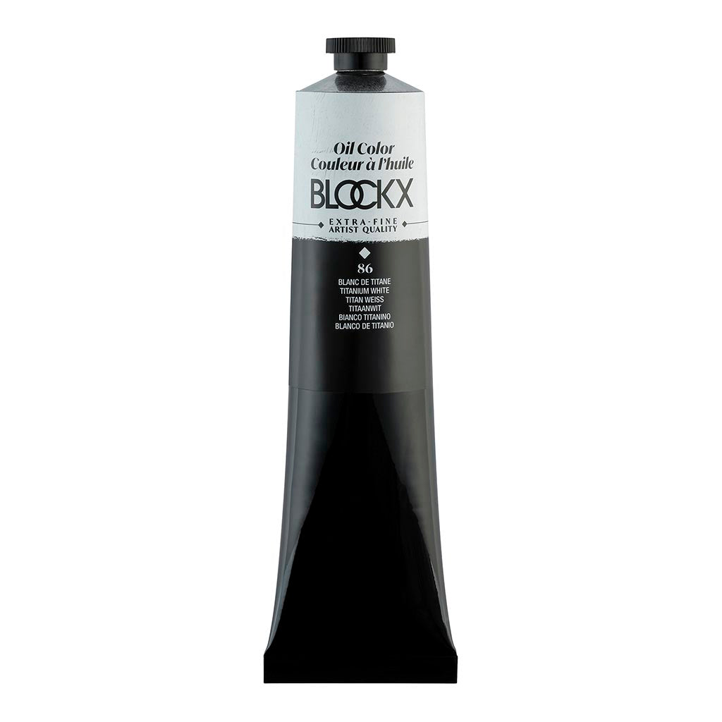 BLOCKX Oil Tube 200ml 86 Titanium White - Cafe Supply