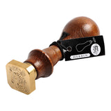 Herbin Wooden Handle Square Seal Illuminated F - Cafe Supply