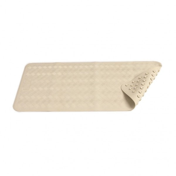 Non-Skid Rubber Bath Mat 70x40cm Cream - Cafe Supply
