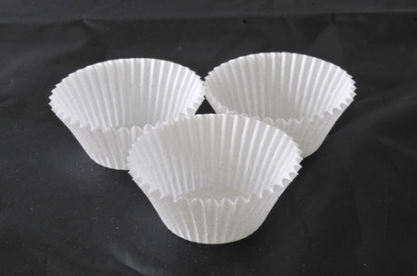 White Paper Cups 30x21mm (500) - Cafe Supply