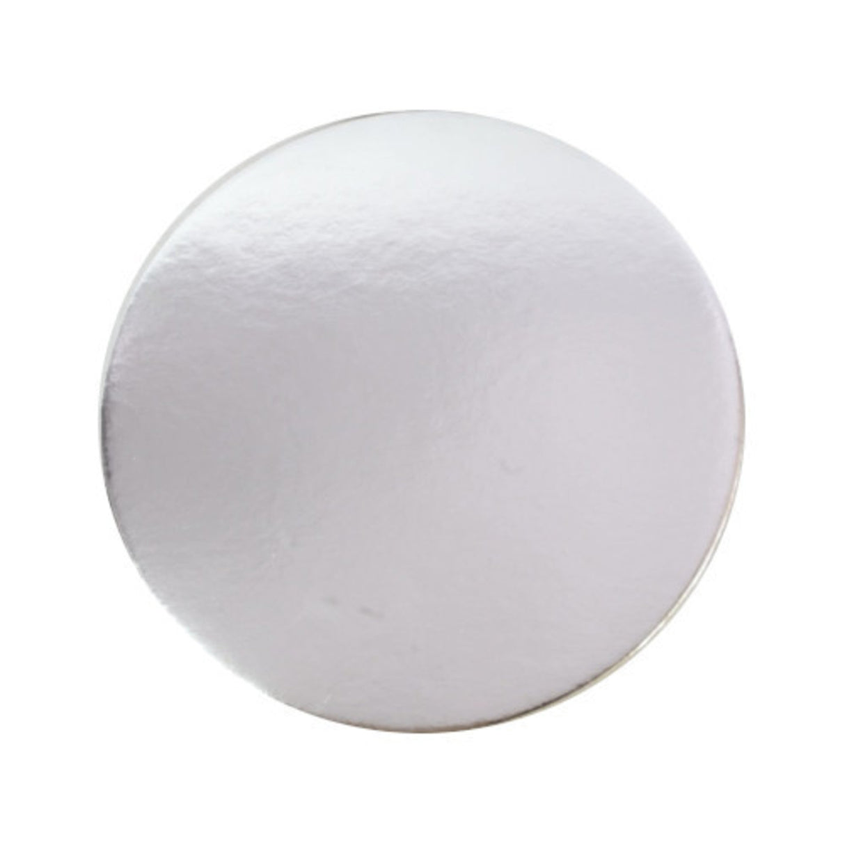 350mm or 14" Round 4mm Cake Card Silver - 17 LEFT - Cafe Supply