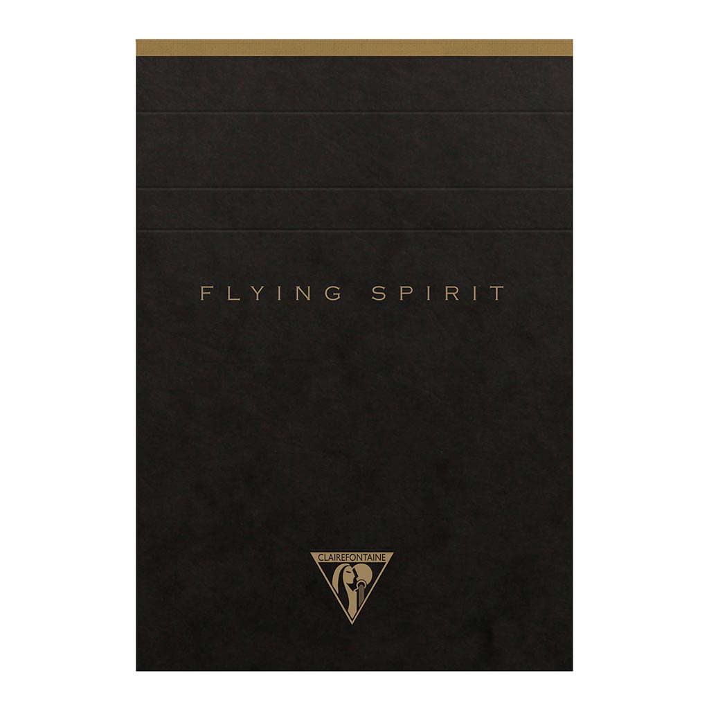 Flying Spirit Clothbound Notepad A6 Black - Cafe Supply