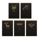 Flying Spirit Clothbound Notepad A6 Black - Cafe Supply