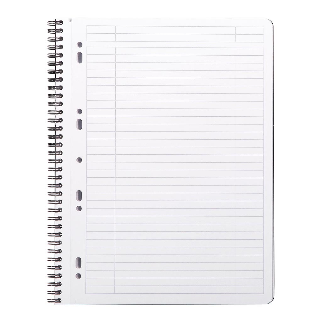 Rhodiactive Notebook Spiral A4+ Lined Black - Cafe Supply