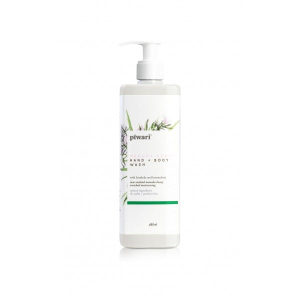 Piwari 480ml Body Wash Pump Bottle - Cafe Supply