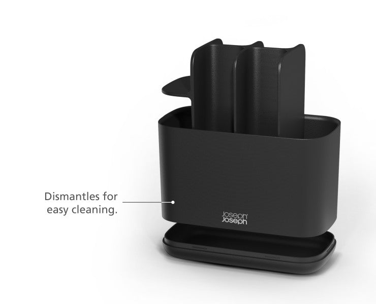 Joseph Joseph Easystore Large Toothbrush Caddy - Black