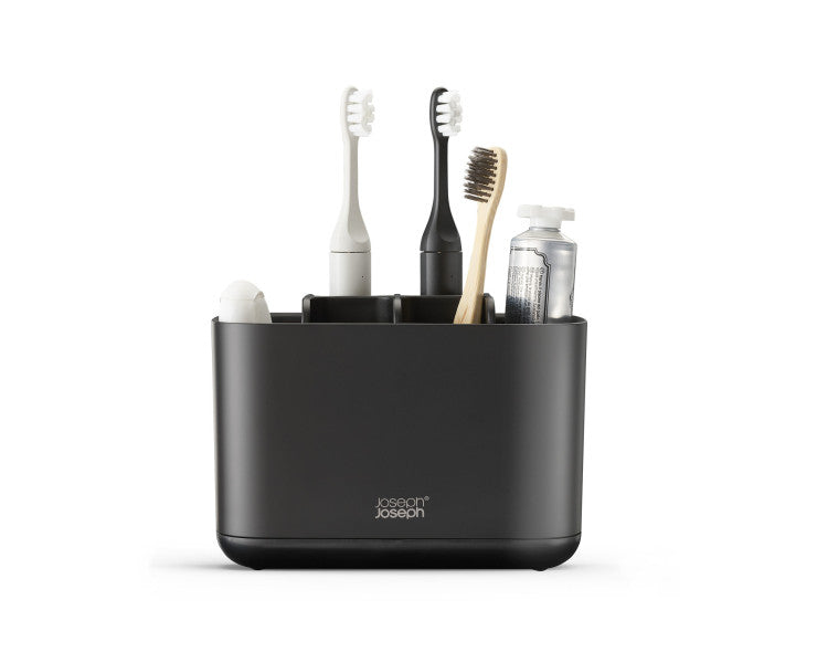 Joseph Joseph Easystore Large Toothbrush Caddy - Black