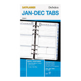 Debden Personal Dayplanner Tabs Jan-Dec - Cafe Supply