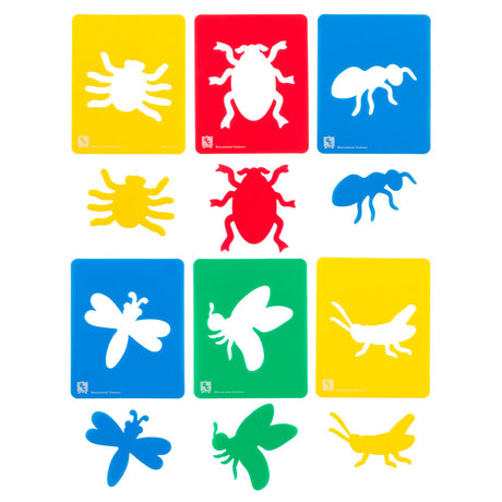 EC Stencil Set Insects Set of 6 - Cafe Supply