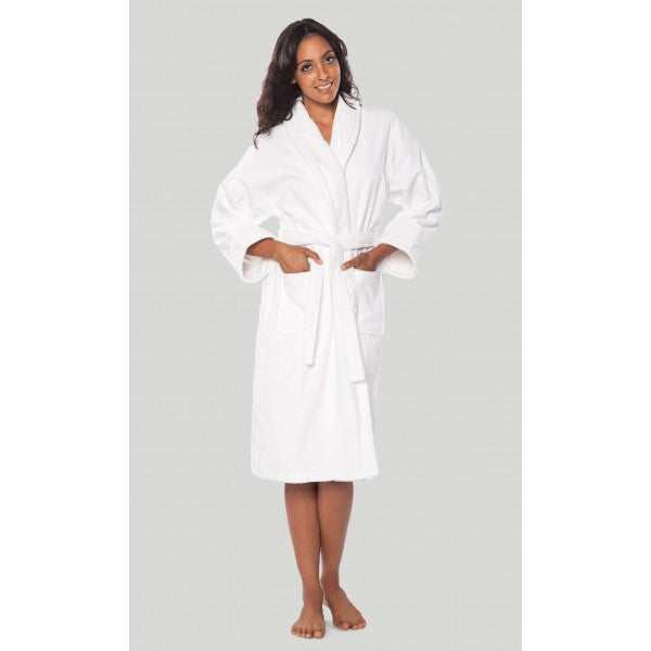Millennium 100% Cotton Velour Bathrobe - Cafe Supply