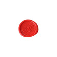 Herbin Wooden Handle Round Seal Copperplate H - Cafe Supply