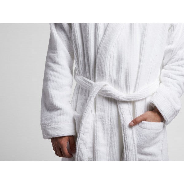Presidential Cotton Rib Velour Bathrobe - Cafe Supply