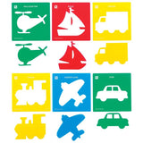 EC Stencil Set Transport Set 6 - Cafe Supply
