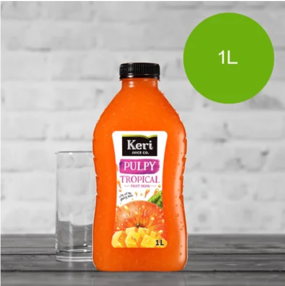 Keri Pulpy Tropical Fruit Drink 1l