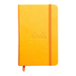 Rhodiarama Hardcover Notebook Pocket Lined Daffodil - Cafe Supply