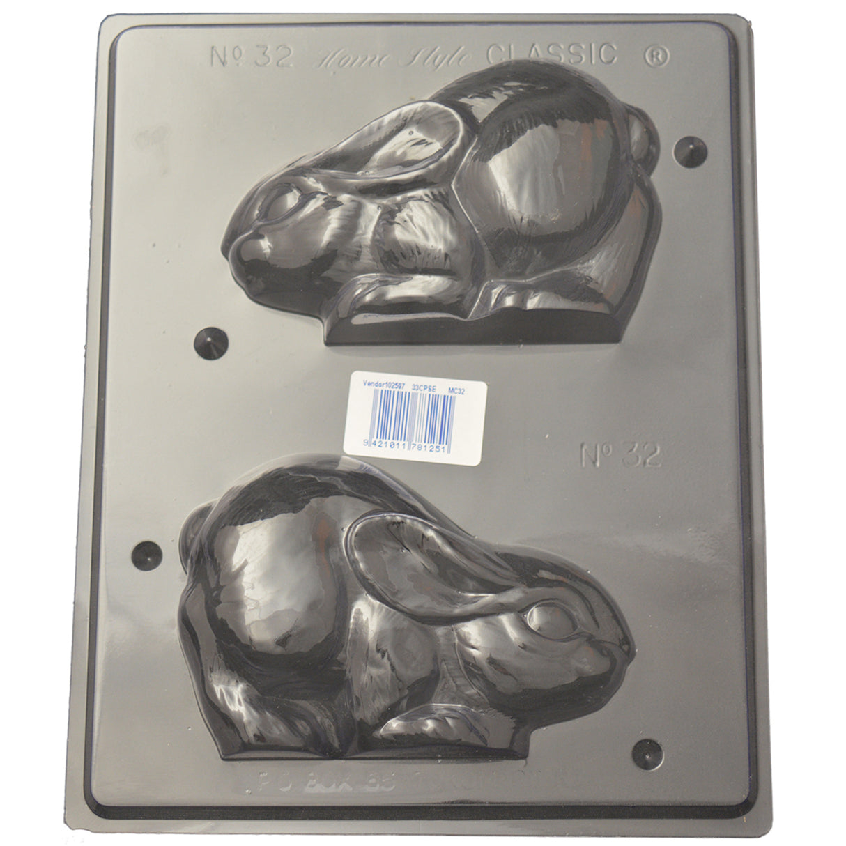 Stocky Rabbit Mould (0.6mm) - Cafe Supply