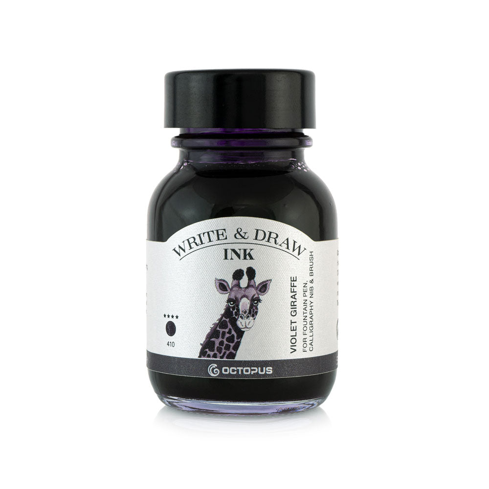 Octopus Fluids Write and Draw Ink 410 Violet Giraffe 50ml - Cafe Supply