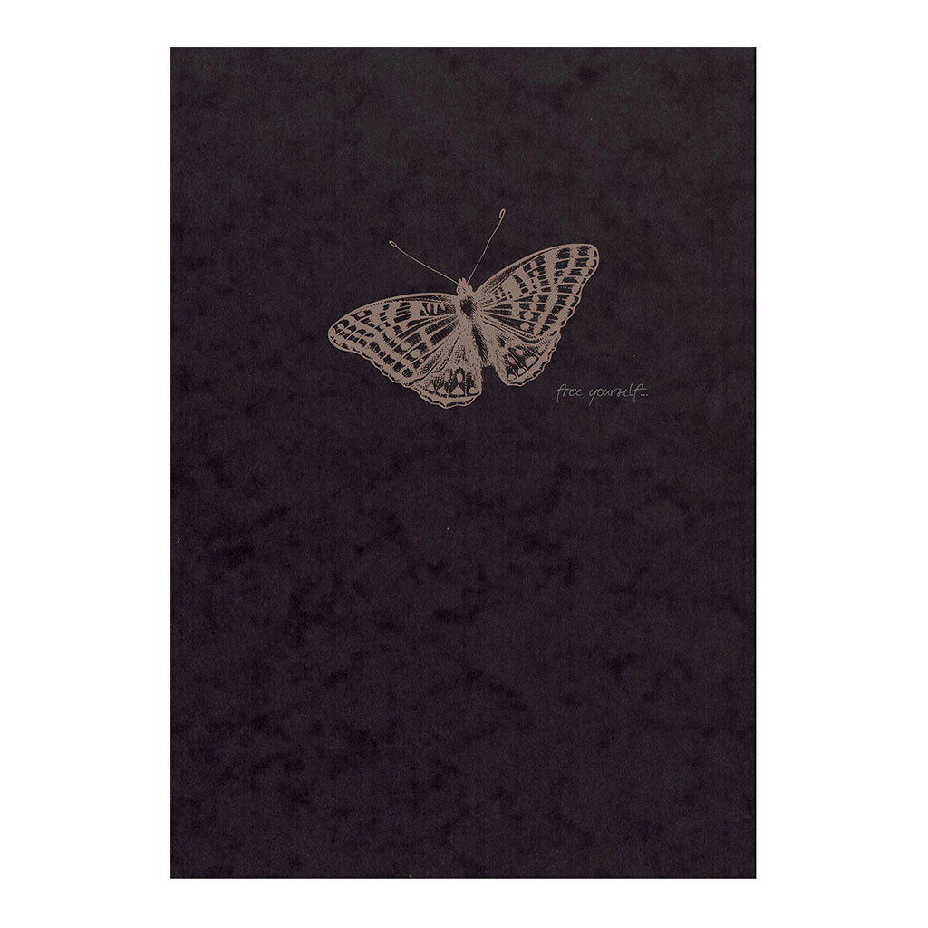 Flying Spirit Sketch Book 19x25cm Black - Cafe Supply