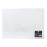OSC Document Wallet A4 Velcro Closure Clear - Cafe Supply