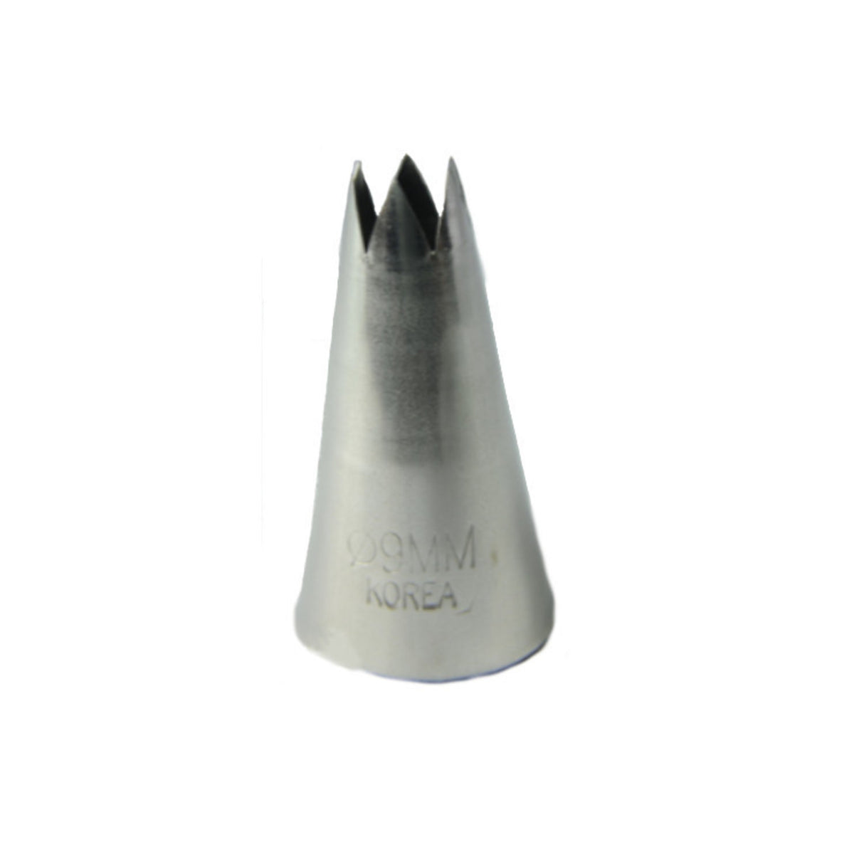 Large Stainless Steel Star 9mm Piping Tube, 5cm length - Cafe Supply