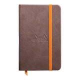 Rhodiarama Hardcover Notebook Pocket Lined Chocolate - Cafe Supply