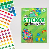 Avery Sticker Activity Book Green 210x297mm 6 Sheets - Cafe Supply