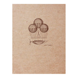 Flying Spirit Sketch Book 16x21cm Kraft - Cafe Supply