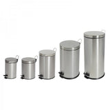 12L Round Stainless Steel Pedal Bin - Cafe Supply