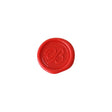 Herbin Wooden Handle Round Seal Copperplate B - Cafe Supply