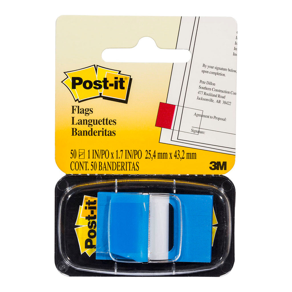 Post-it Flags 680-2 25x43mm Blue - Cafe Supply