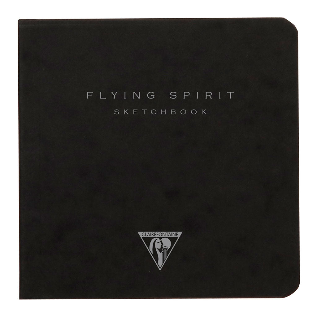 Flying Spirit Sketch Book 10.5x10.5cm Black - Cafe Supply