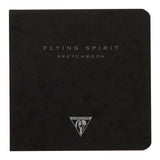 Flying Spirit Sketch Book 10.5x10.5cm Black - Cafe Supply