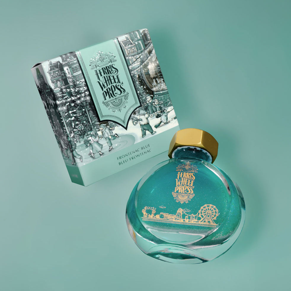 Ferris Wheel Press Fountain Pen Ink Frontenac Blue 38ml - Cafe Supply