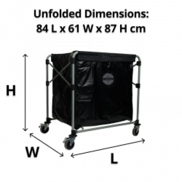 Compass Collapsible Laundry Cart 300L - Cafe Supply