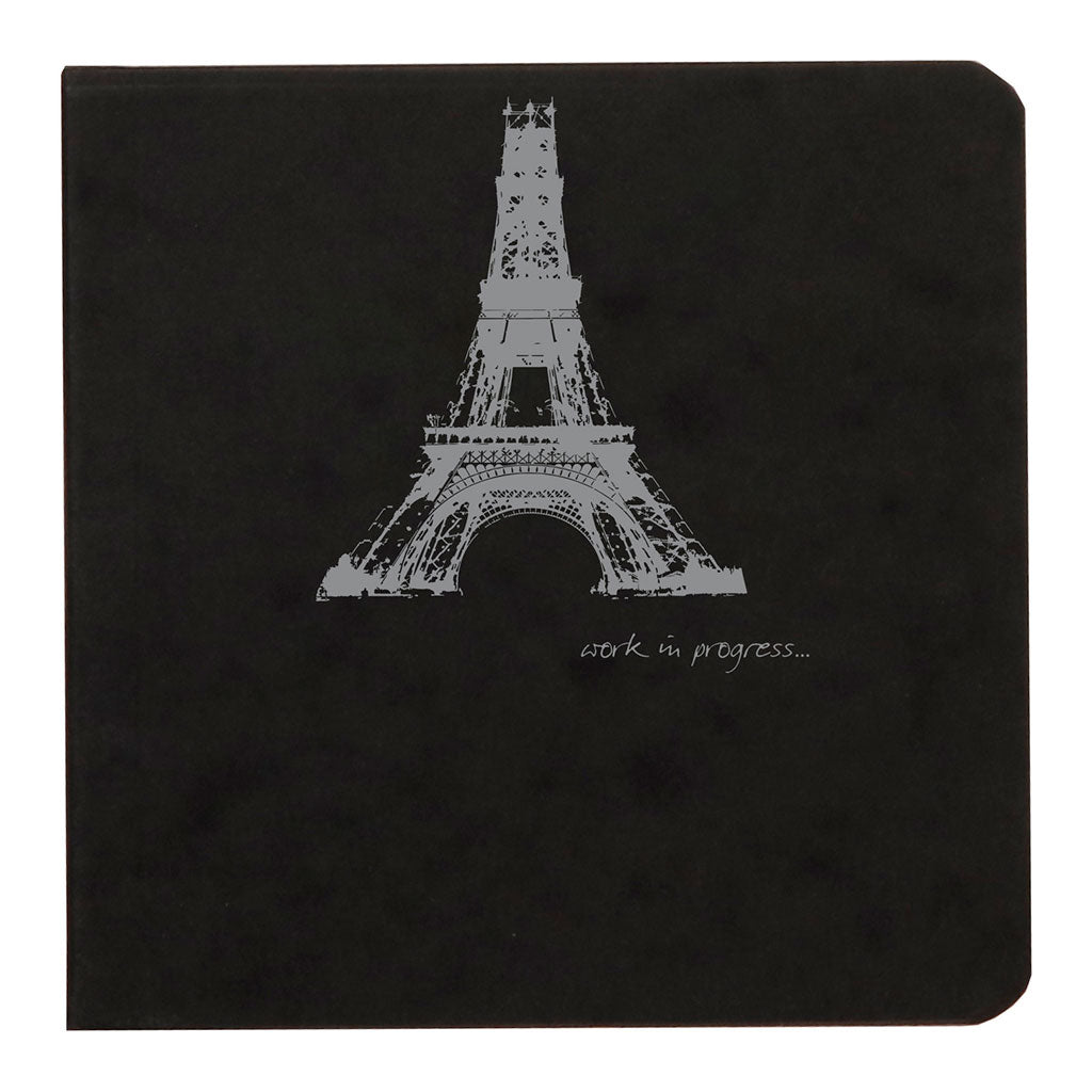 Flying Spirit Sketch Book 10.5x10.5cm Black - Cafe Supply