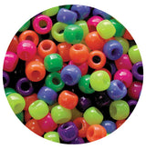 EC Beads Pony 1600 Piece Neon - Cafe Supply