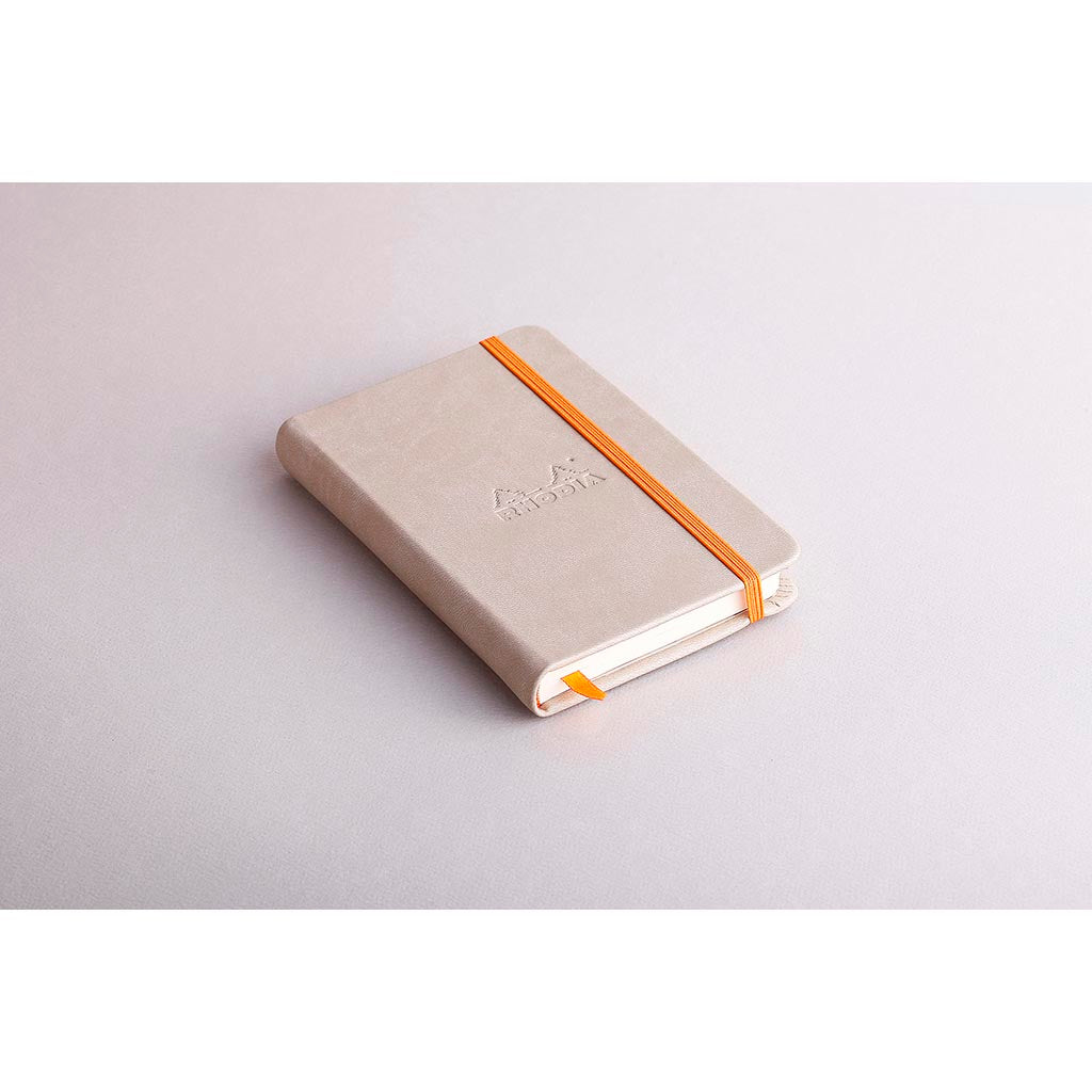 Rhodiarama Hardcover Notebook Pocket Lined Beige - Cafe Supply