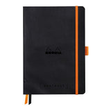 Rhodiarama Goalbook A5 Dotted Black - Cafe Supply