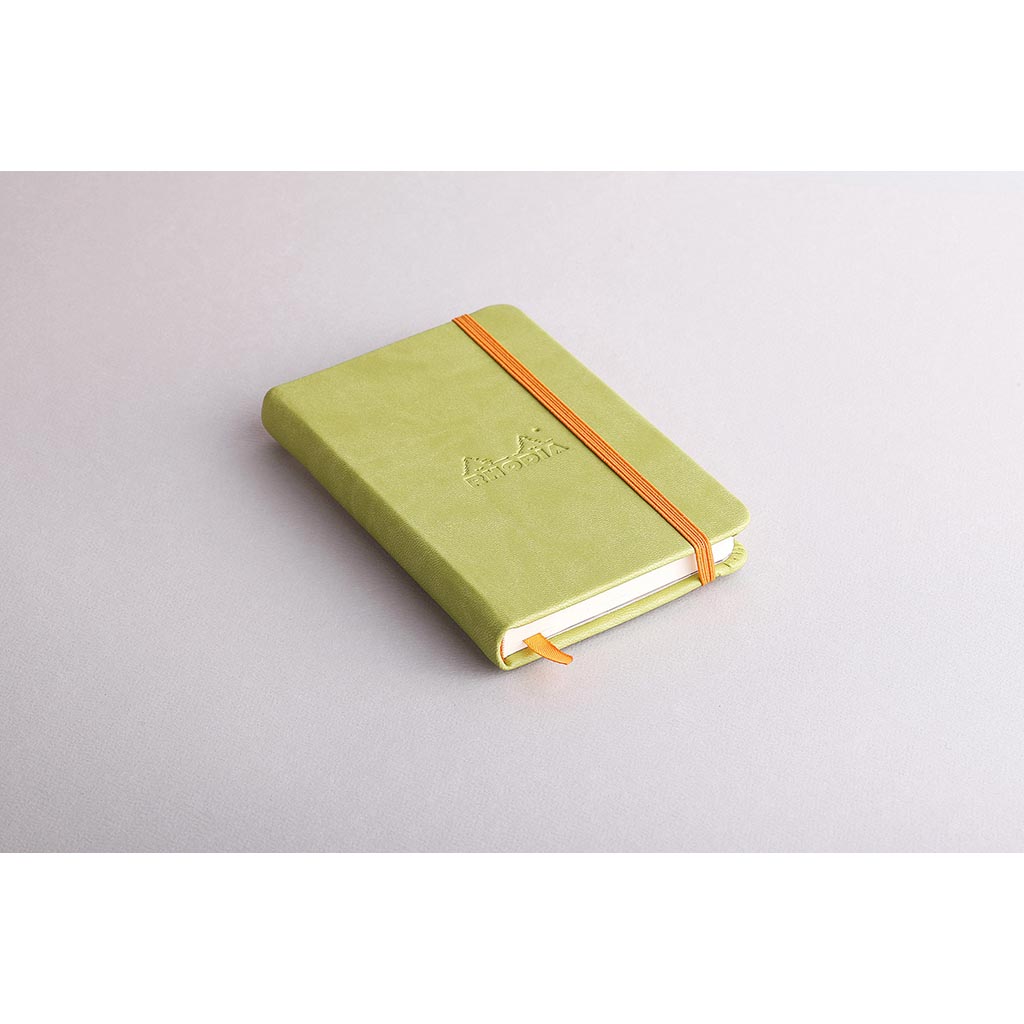 Rhodiarama Hardcover Notebook Pocket Lined Anise Green - Cafe Supply