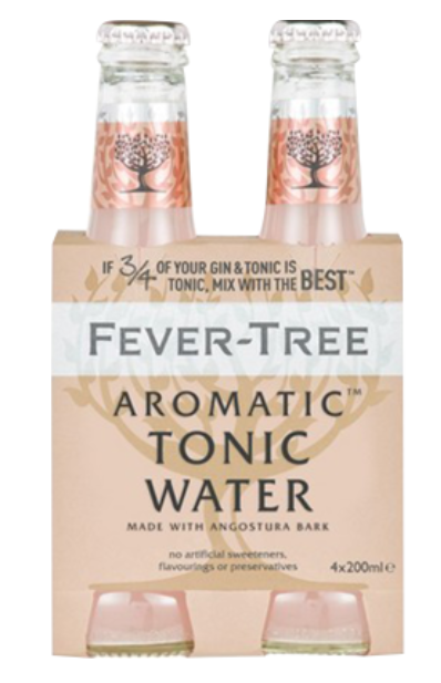 Fever-Tree Aromatic Tonic Water 4 x 200ml - Cafe Supply