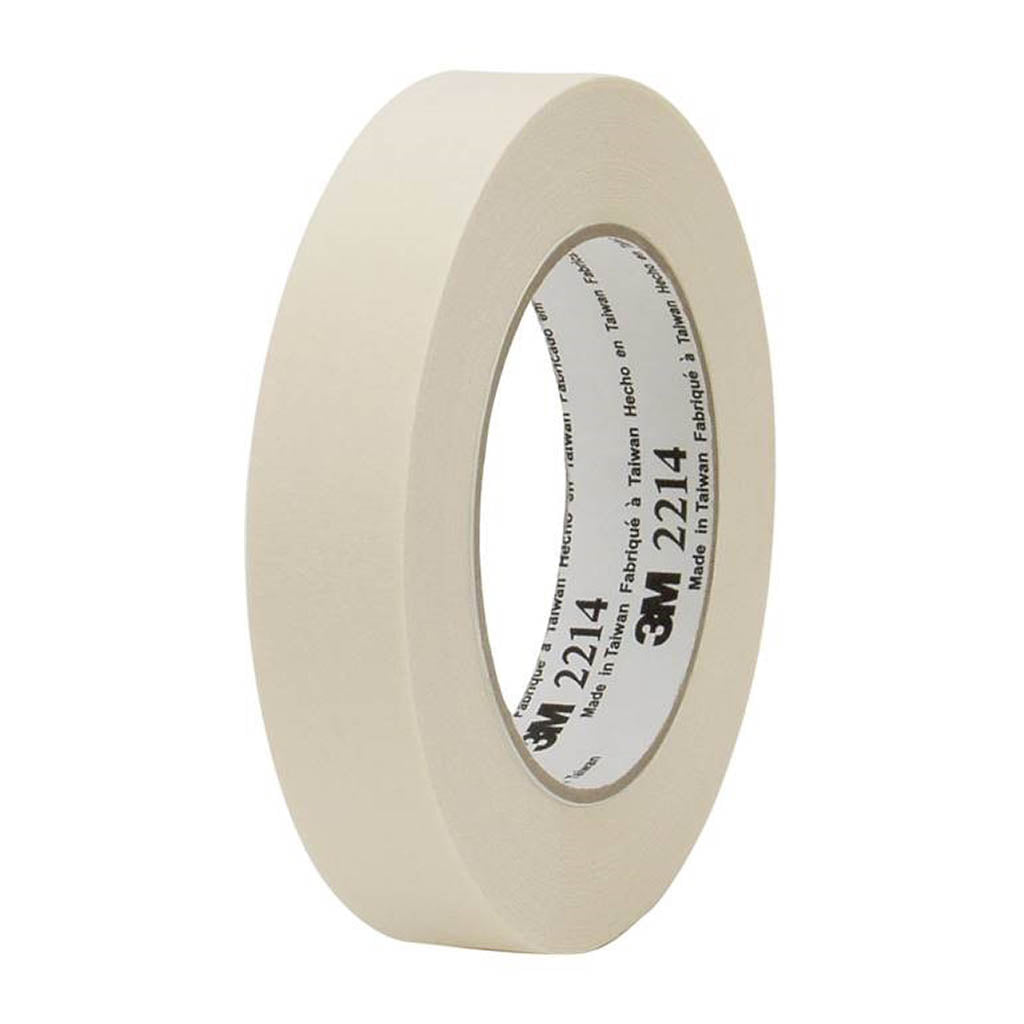 3M Masking Tape 2214 Paper 24mm x 50m White - Cafe Supply