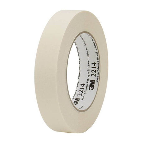 3M Masking Tape 2214 Paper 24mm x 50m White - Cafe Supply