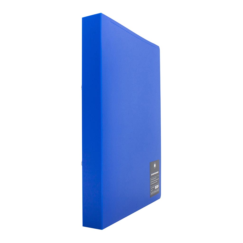 OSC Mini Ringbinder A4 2D 16mm Blue - Cafe Supply