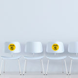 Avery Pre-Printed Self-Adhesive Sign Please Leave this Space Free Round 20cm 5 Sheets - Cafe Supply